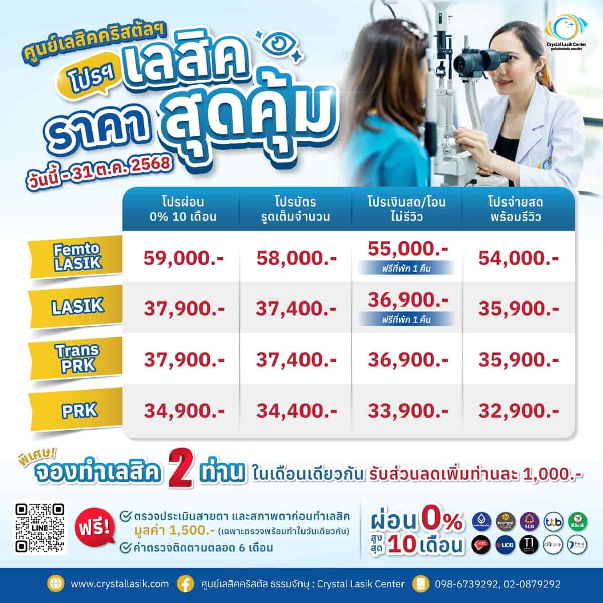 โปรเลสิค ราคาสุดคุ้ม